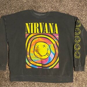 Urban Outfitters Women's Nirvana Sweatshirt size L/XL